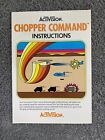 Vintage 1982 Atari 2600 Activision - Chopper Command - Instruction Manual Only