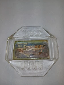 Lover's Leap Rock City Vintage Glass Ashtray - Picture 1 of 8