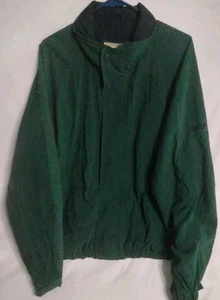 Dockers Golf Mens Medium Jacket Outerwear Green Full Zipup with Buttons - Picture 1 of 5