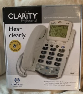Clarity XL45 für Hörgeschädigte - schnurgebundenes Einleitungstelefon klar hören gebraucht - Bild 1 von 2