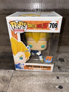 Funko Pop! DragonBall Z - Super Saiyan 2 Vegeta #709 con protector GITD Glow Chase - Imagen 1 de 7