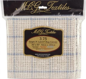 NEW MCG Textiles 3.75 Graph N’ Latch Rug Canvas 36” X 60” 50% Poly/Cotton USA - Picture 1 of 7