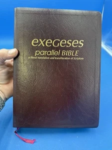 Leder Exegesen Parallel Bibel, Herb Jahn, JHWH Yahveh Jehova NEU NICHT VERSIEGELT - Bild 1 von 11