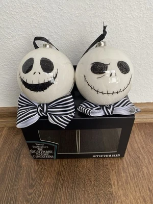 Nightmare before Christmas Jack Skeleton Kugeln Weihnachten Geschenk neu - Bild 1 von 2