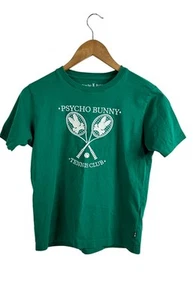Psycho Bunny Green Courtside Graphic T-Shirt. Kids. - Size L 14-16 - Picture 1 of 5