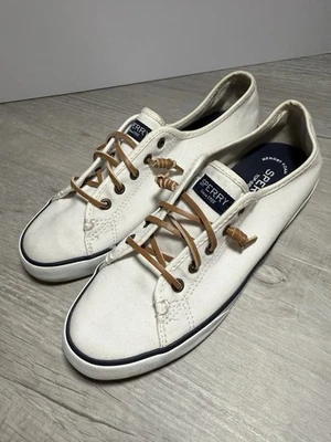 Sperry Top Sider Shoes Womens 8  Pier View Casual Sneakers White - Image 1 of 4