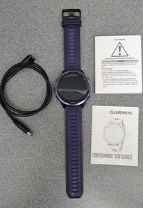Garmin Forerunner 570 47 mm aluminio índigo con banda translúcida púrpura/índigo - Imagen 1 de 1