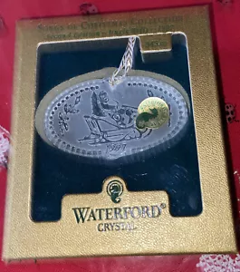 WATERFORD 1997 Canzoni Natale 2° Edizione JINGLE BELLS Decorazione Natalizia Nuovo con scatola - Foto 1 di 4