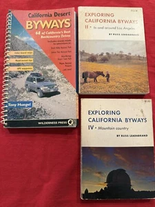 3 Books EXPLORING CALIFORNIA BYWAYS 2&4 by Leadabrand & Desert Byways by Huegel - Picture 1 of 15