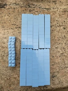 LEGO Pack of 110 Medium Blue 1 x 2 BULK BRICKS - Picture 1 of 2