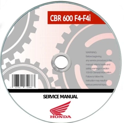 Honda CBR 600 F4 & F4i (1999-2003)  manuale officina - repair manual - Immagine 1 di 4