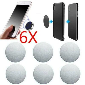 6Pack Metal Plates Sticker Replace For Magnetic Car Mount Magnet Phone Holder - Picture 1 of 12