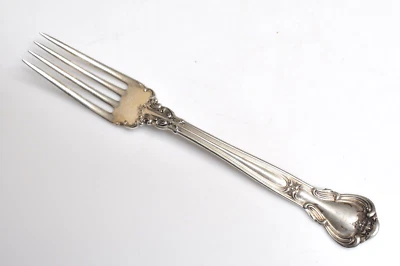 Tenedor de cena Gorham Chantilly de plata de ley - 7 3/8" Foto 1 de 4