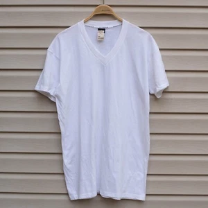 Vtg Alexander Julian 100% Cotton Single Stitch T-Shirt XL Canada Blank White - Picture 1 of 7