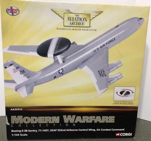 CORGI 1:144 BOEING E-3B SENTRY 71-1407 USAF 552ND AIRBORNE CONTROL WING A.C.C. - Picture 1 of 15
