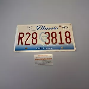 illinois license plate Land Of Lincoln 2014 Abraham Lincoln - Picture 1 of 2