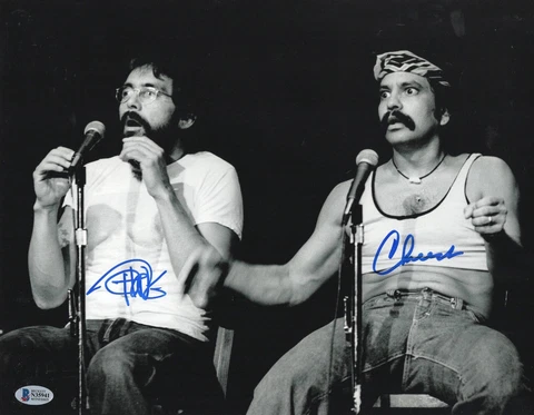 CHEECH MARIN TOMMY CHONG SIGNED CHEECH & CHONG UP IN SMOKE 11X14 PHOTO BECKETT Cover