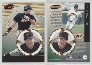 1999 Pacific Invincible Red JT Snow #130