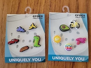 Crocs Come As You Are Uniquely You Jibbitz Sunny Day or Boy Cartoon 5 Per Pack - Picture 1 of 8