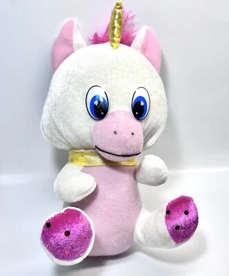 Vintage White Unicorn Plush Stuffed Animal By Classic Toy - Rare HTF Ships Free! - Image 1 of 4