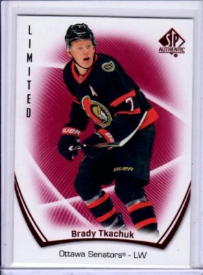 2021-22 SP Authentic Brady Tkachuk Limited  Card # 46 - Image 1 of 2