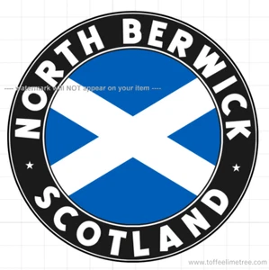 North Berwick Schottland - 2x Vinyl Aufkleber #2982 - Bild 1 von 1