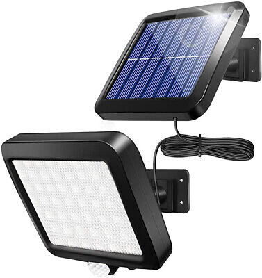 Solarlampen, Solarleuchte Außen 56 LEDs Mit Bewegungsmelder, IP44 Wasserdicht • 14.99€