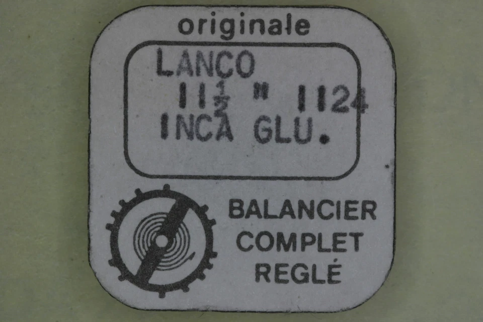 Balance complete LANCO - LAREX 1124 INCA GLUCYDUR bilanciere completo 721 NOS - Image 1 of 1