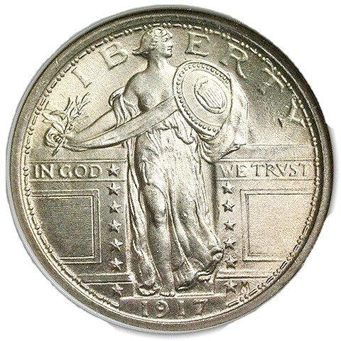 1917 TYPE-1 LIB STANDING 25c NGC MS65FH SUPERIOR GEM SHOWS MOST INTRICATE DETAIL Cover