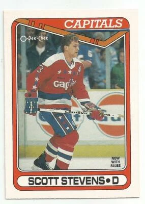 SCOTT STEVENS 1990-91 O-PEE-CHEE CARD MINT CONDITION WASHINGTON CAPITALS - Image 1 of 2
