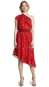 Joie Hafsa Silk Dress Matador Red Size XXS Womens NWT - Picture 1 of 11