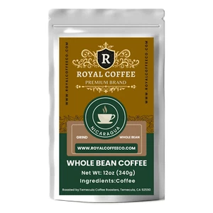 Café Royal Nicaragua Recién Tostado Origen Único, (Nicaragua) (Grano Entero) - Imagen 1 de 10