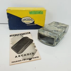 Slide Negitive ARCADIA Pocket Viewer Folding Self Illuminating Box Instructions - Picture 1 of 11