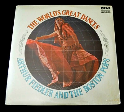 THE WORLDS GREAT DANCES-ARTHUR FIEDLER & THE BOSTON POPS-1974-SEALED DOUBLE LP - Image 1 of 4