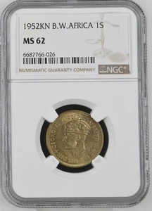 British West Africa 1 Shilling 1952KN NGC MS 62 - Picture 1 of 2
