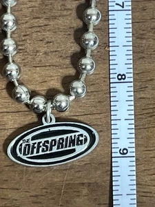 The Offspring Necklace Stainless Ball Chain Vintage y2k pendant 2000 - Picture 1 of 5
