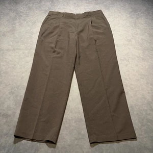 Vintage Levis Pants Mens 38x30 Dress Trousers Pleated Wool Blend Brown 90s - Picture 1 of 9