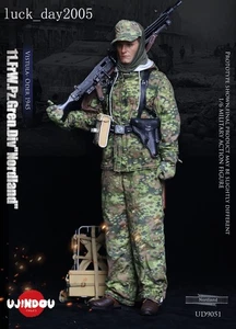 UJINDOU UD9051 German 11.FrW.Pz.Gren.Div Nordland MG42 Gunner 1945 1/6 FIGURE - Picture 1 of 15