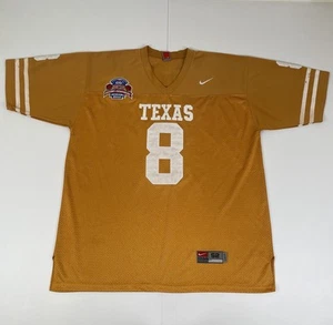 Texas Longhorns 2010 Shipley #8 BCS National Championship Jersey Mens XL Nike - Picture 1 of 15