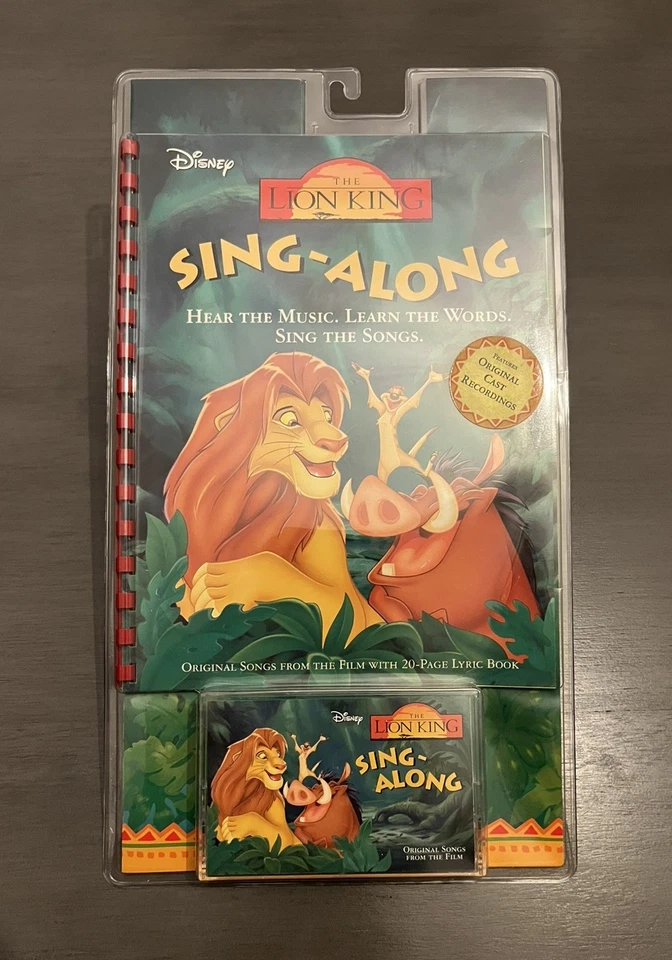 The Lion King Sing-Along by Disney (Cassette, May-1994, Walt Disney)