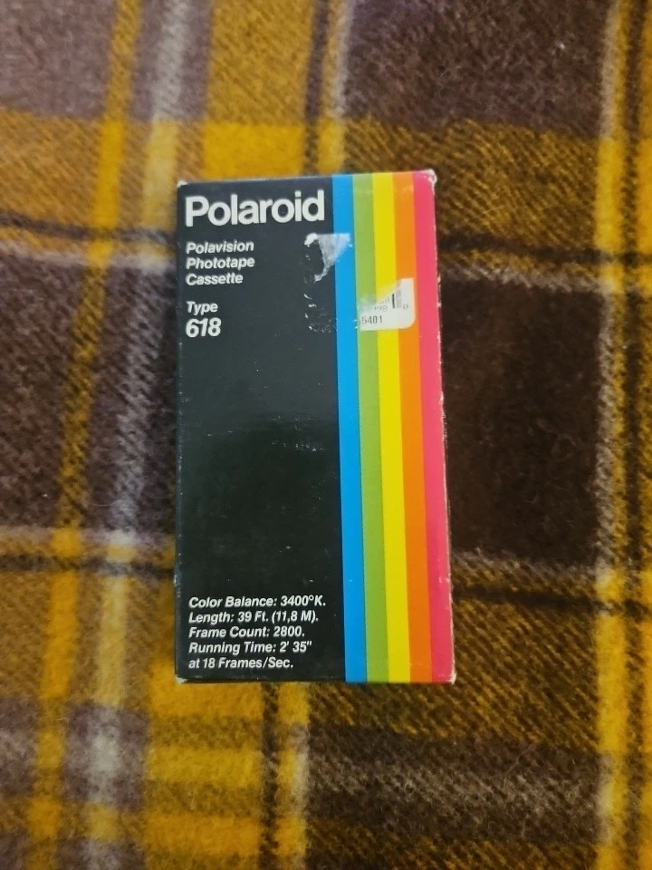 SEALED! Polaroid Cassette Polavision  Type 618 Unexposed Cassette - Image 1 of 1