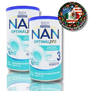 X2 INFANT FORMULA NAN 3 OPTIMAL-PRO 0-6 MONTHS  1.2Kg-42oz Formula for... - Picture 1 of 4