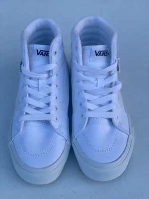 Zapatillas altas Vans Filmore Hi Youth talla 13 YT blancas de lona VN0A5HZD7HN Foto 1 de 4