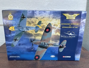 Corgi Aviation Archive Supermarine Spitfire MK1 Messershmitt BF 109E Britain WW2 - Picture 1 of 22