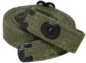 WW2 US M1 Carbine Sling - American WWII Army Green Repro Cotton Webbing Strap - Picture 1 of 2