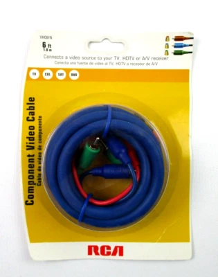 RCA video cable 6' TV, HDTV or A/V discontinued by manufacturer VHC61N NEW - Image 1 of 3