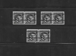 MNH Bureau Precancels: Baltimore MD #1303a-71; 4c Coil; Normal/Gap/Line Pairs - Bild 1 von 1
