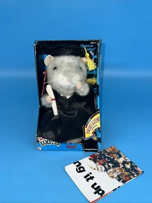 Dancing Hamster Grad, Dances Plays Song "Celebration", Gemmy, Vintage, New W/Tag - Image 1 of 4