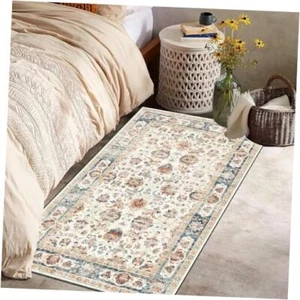 4'x6' Area Rugs Machine Washable Boho Rug for 4' x 6' Retro Pattern - Picture 1 of 8