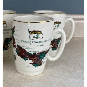Menge 3 Lord Nelson Keramik England Prinz Edward Island Tartan 8 Unzen Becher - Bild 1 von 6